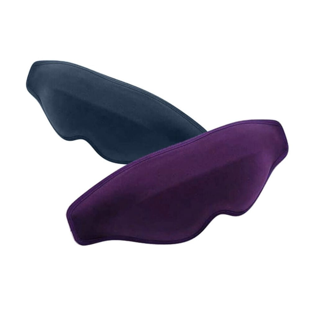 Ease Lite 3D -unimaski sinisenä ja violettina.