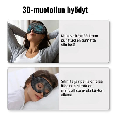 Premium unimaski ja 3D-muotoilun hyötyjen esittely.