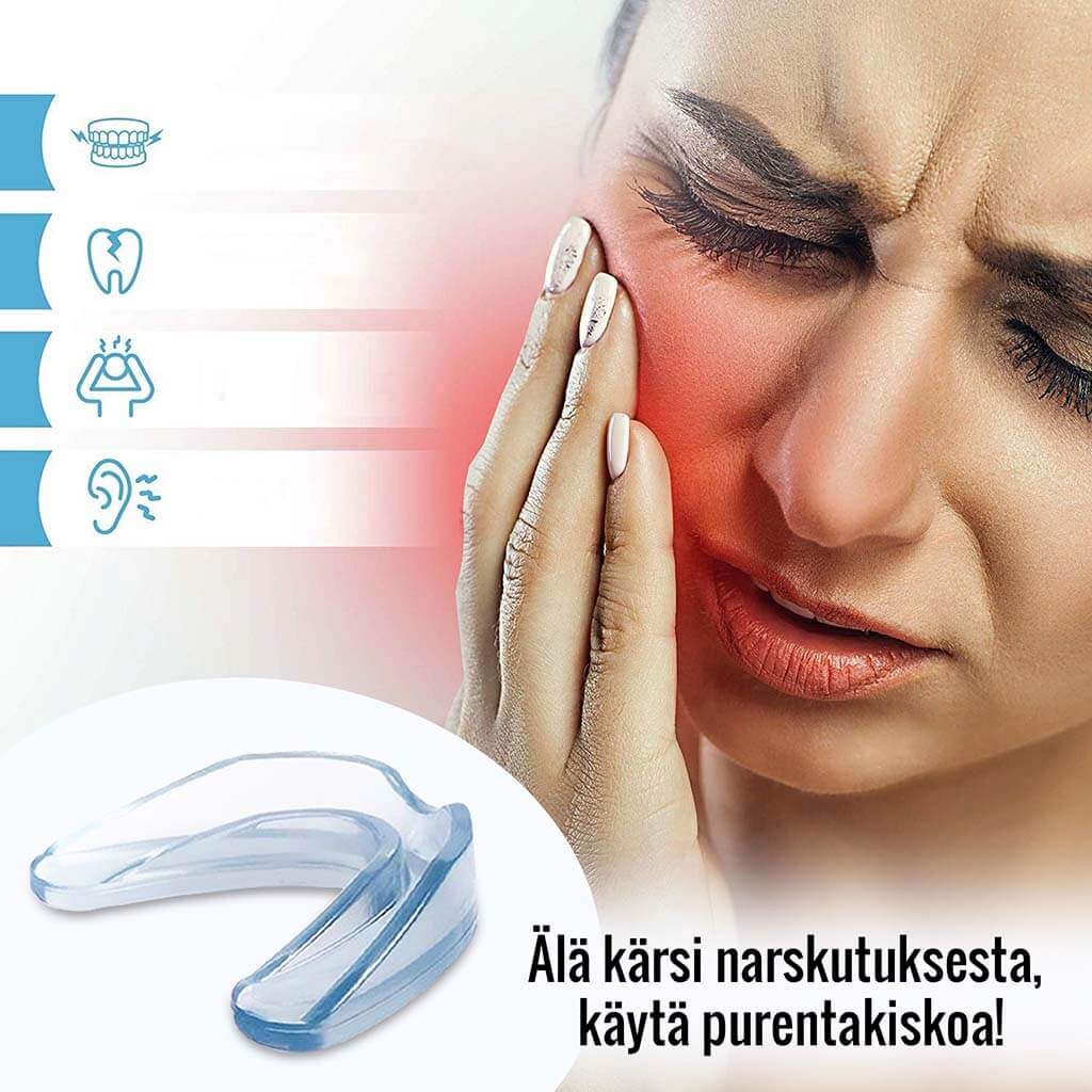Lämpömuotoiltava purentakisko esittelykuva.