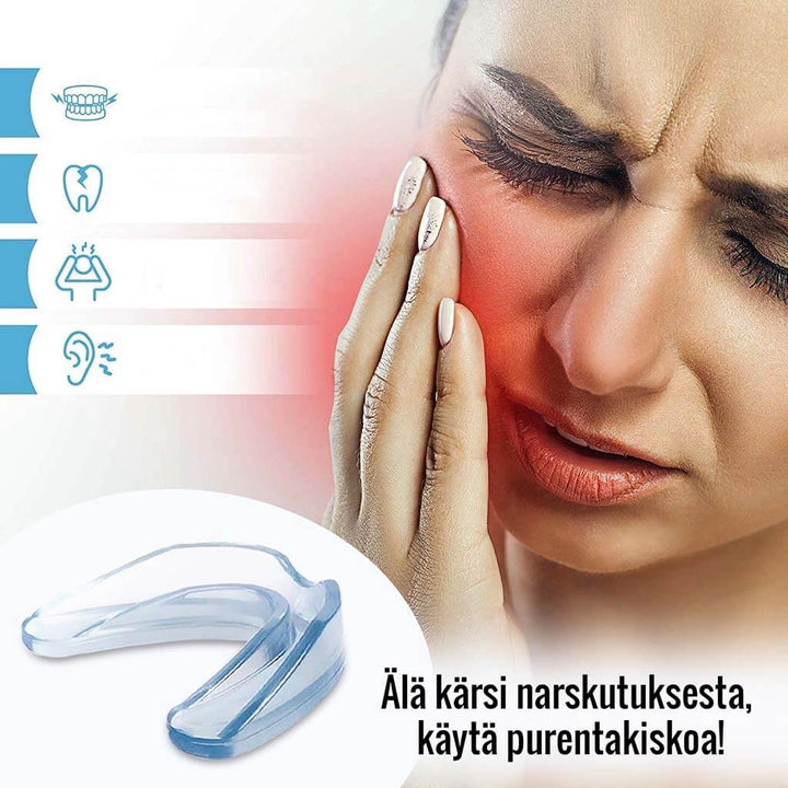 Lämpömuotoiltava purentakisko esittelykuva.