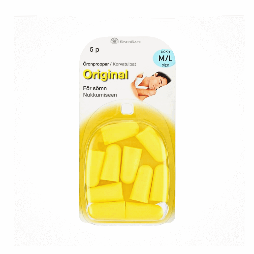 SwedSafe Original -korvatulpat nukkumiseen.