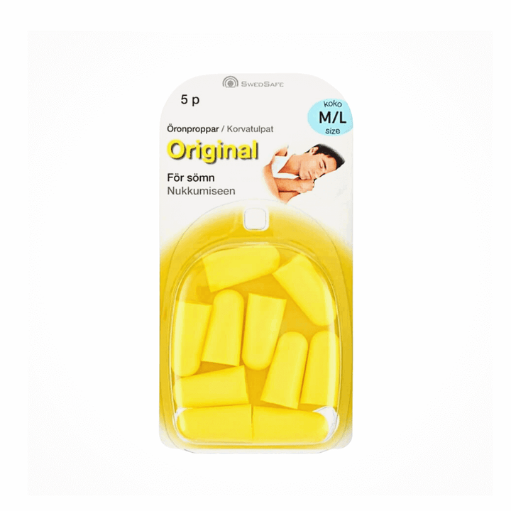 SwedSafe Original -korvatulpat nukkumiseen.